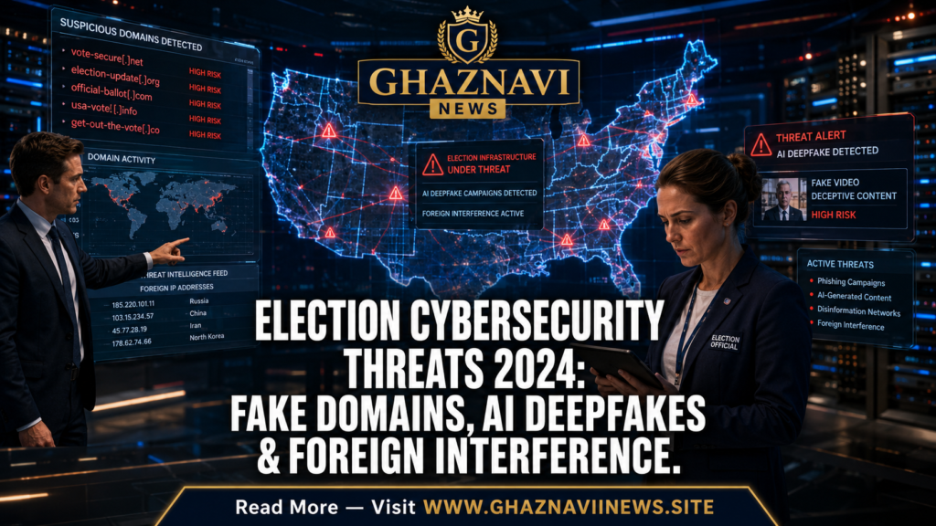 Election Cybersecurity Threats 2024: Thousands of Fake Domains, AI Deepfakes, and Foreign Interference Are Targeting American Democracy